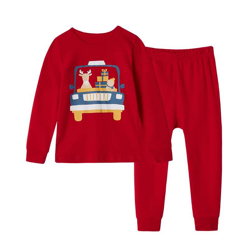 Children's Underwear Set Christmas suit Children's Clothing Suits Printed Style