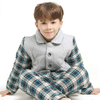 Winter cartoon thick three-layer cotton coat clothing pants pijamas children